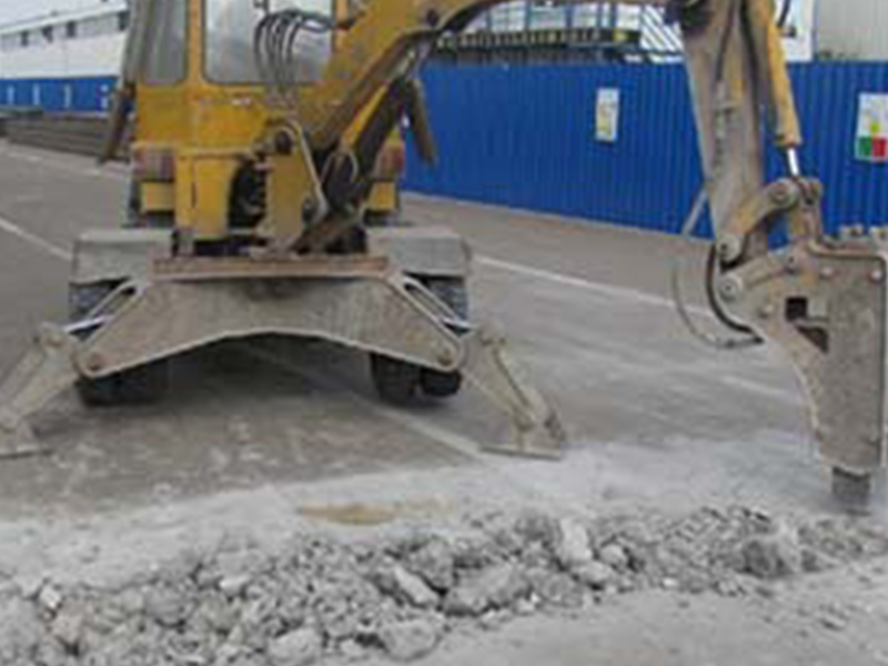 厂区道路开槽工程